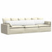 Perne pentru canapea 2 pcs Alb 200 x 40 cm țesătură - WALTI WALTI