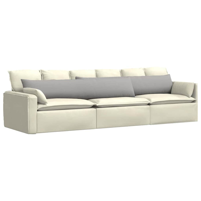 Perne pentru canapea 2 pcs Gri nori 200 x 40 cm țesătură - WALTI WALTI