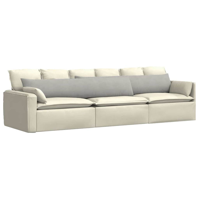 Perne pentru canapea 2 pcs Gri deschis 200 x 40 cm țesătură - WALTI WALTI