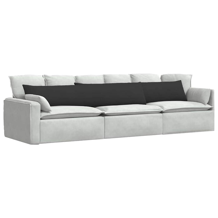 Perne pentru canapea 2 pcs Negru 200 x 40 cm țesătură - WALTI WALTI