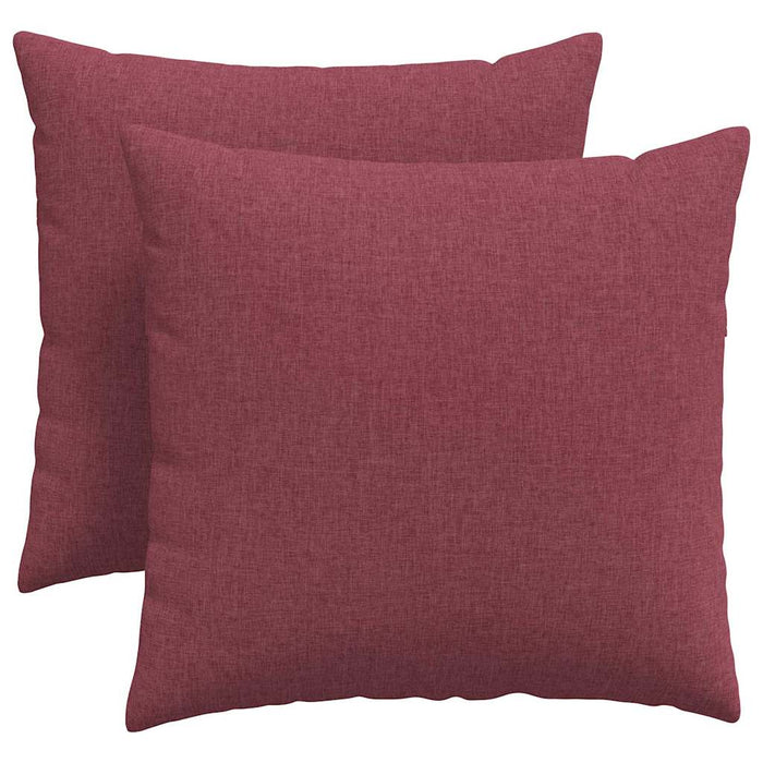 Perne pentru canapea 2 pcs Roșu Vin 45 x 45 cm țesătură - WALTI WALTI