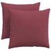 Perne pentru canapea 2 pcs Roșu Vin 45 x 45 cm țesătură - WALTI WALTI