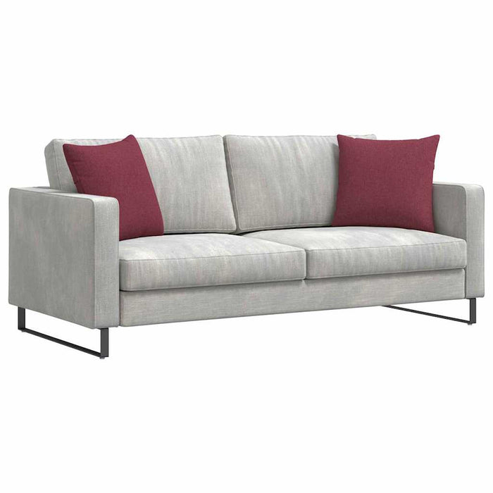Perne pentru canapea 2 pcs Roșu Vin 45 x 45 cm țesătură - WALTI WALTI