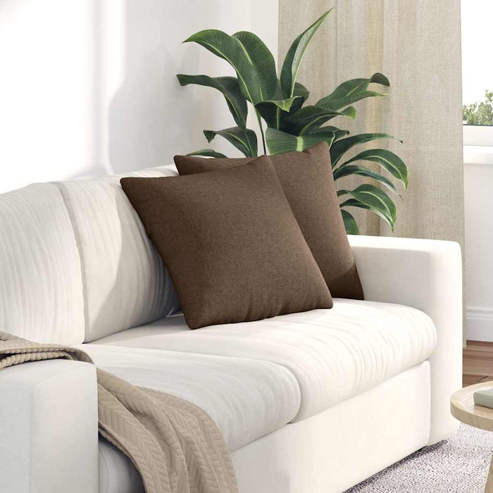 Perne pentru canapea 2 pcs Maro 45 x 45 cm țesătură - WALTI WALTI