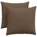 Perne pentru canapea 2 pcs Maro 45 x 45 cm țesătură - WALTI WALTI