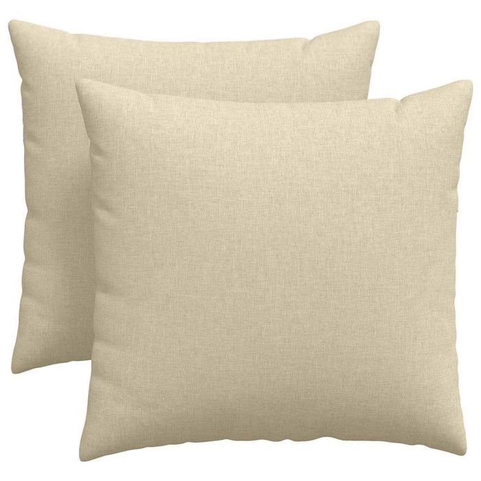 Perne pentru canapea 2 pcs Crem 45 x 45 cm țesătură - WALTI WALTI