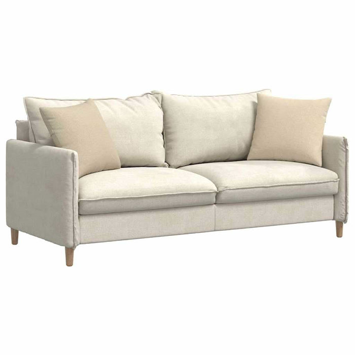 Perne pentru canapea 2 pcs Crem 45 x 45 cm țesătură - WALTI WALTI