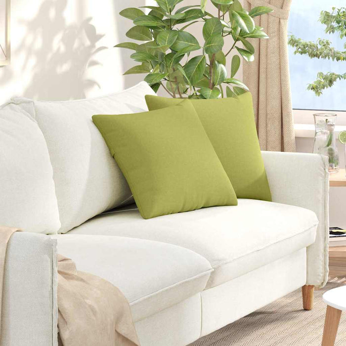 Perne pentru canapea 2 pcs Verde deschis 45 x 45 cm țesătură - WALTI WALTI