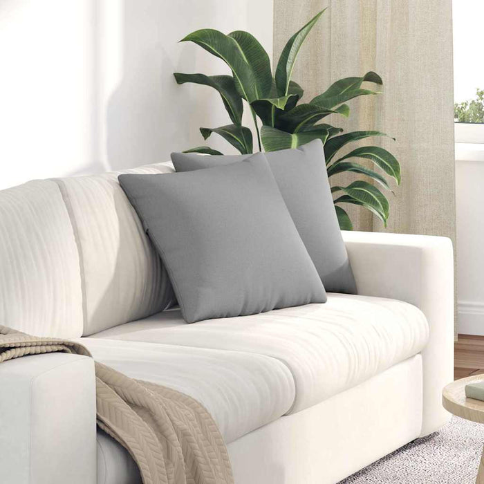 Perne pentru canapea 2 pcs Gri nori 45 x 45 cm țesătură - WALTI WALTI
