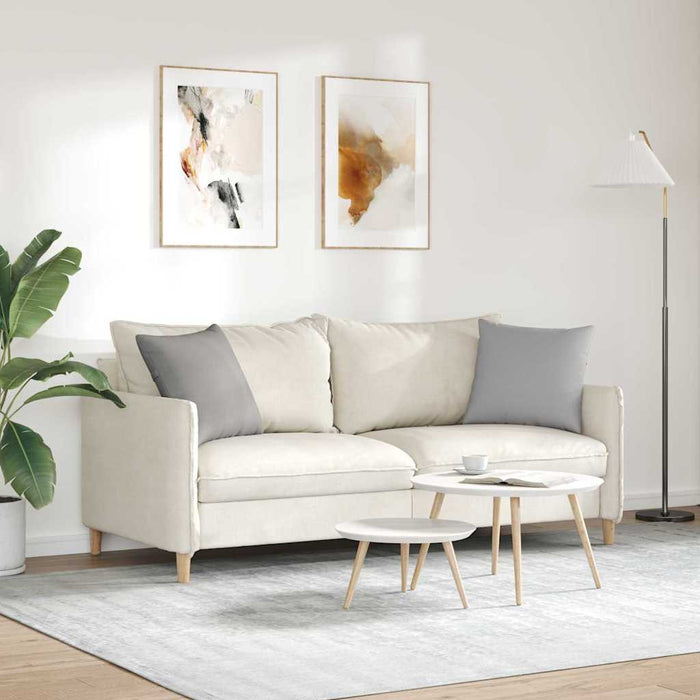 Perne pentru canapea 2 pcs Gri nori 45 x 45 cm țesătură - WALTI WALTI