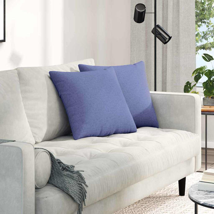 Perne pentru canapea 2 pcs Albastru Jeans 45 x 45 cm țesătură - WALTI WALTI