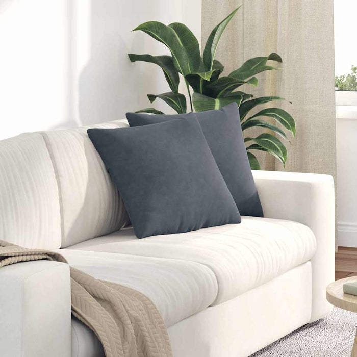 Perne pentru canapea 2 pcs Gri închis 45 x 45 cm - WALTI WALTI