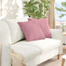 Perne pentru canapea 2 pcs Roz 45 x 45 cm Țesătură din corduroy - WALTI WALTI