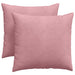 Perne pentru canapea 2 pcs Roz 45 x 45 cm Țesătură din corduroy - WALTI WALTI