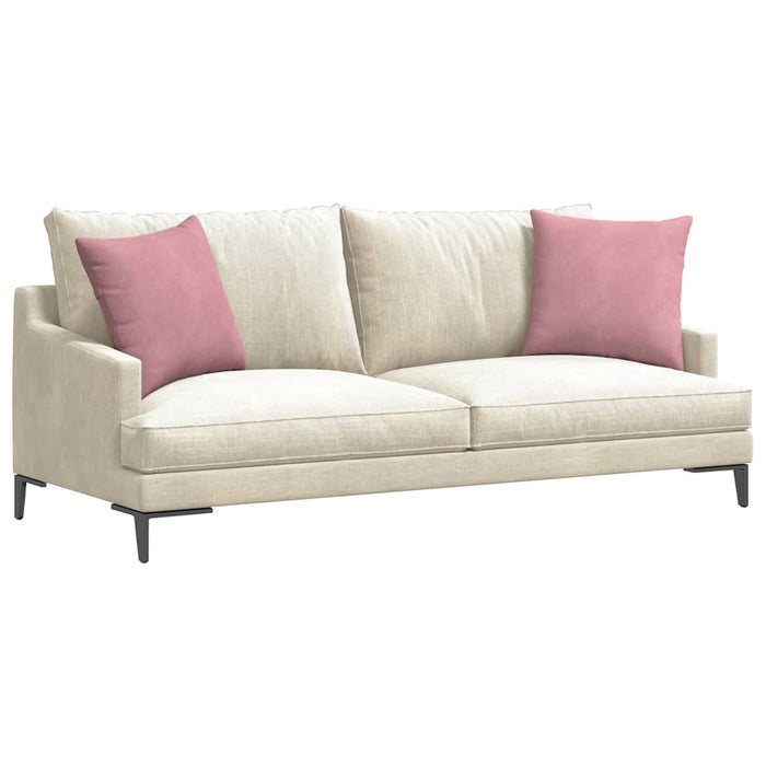 Perne pentru canapea 2 pcs Roz 45 x 45 cm Țesătură din corduroy - WALTI WALTI