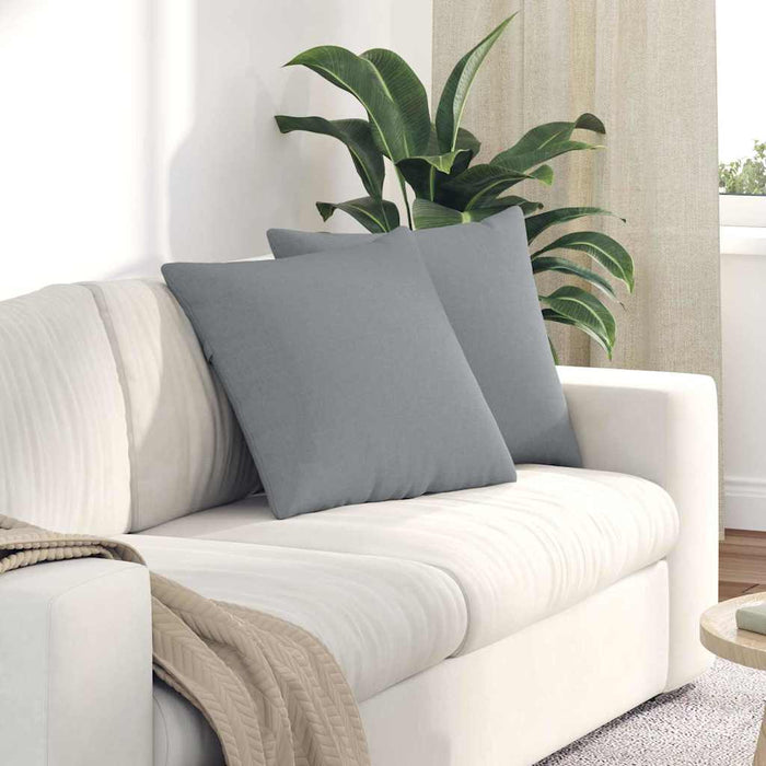 Perne pentru canapea 2 pcs Gri deschis 50 x 50 cm țesătură - WALTI WALTI