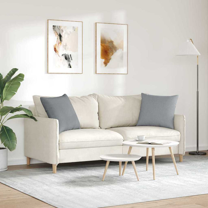 Perne pentru canapea 2 pcs Gri deschis 50 x 50 cm țesătură - WALTI WALTI