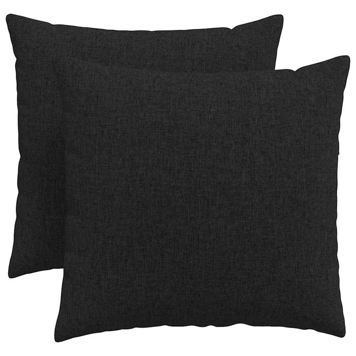 Perne pentru canapea 2 pcs Negru 50 x 50 cm țesătură - WALTI WALTI