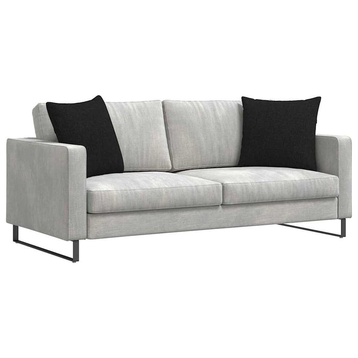 Perne pentru canapea 2 pcs Negru 50 x 50 cm țesătură - WALTI WALTI