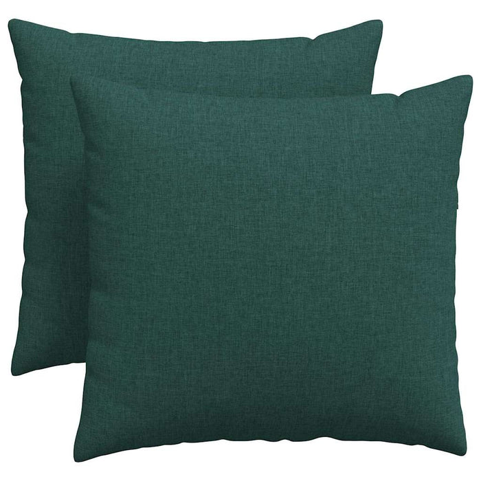 Perne pentru canapea 2 pcs Verde închis 50 x 50 cm țesătură - WALTI WALTI