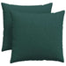 Perne pentru canapea 2 pcs Verde închis 50 x 50 cm țesătură - WALTI WALTI
