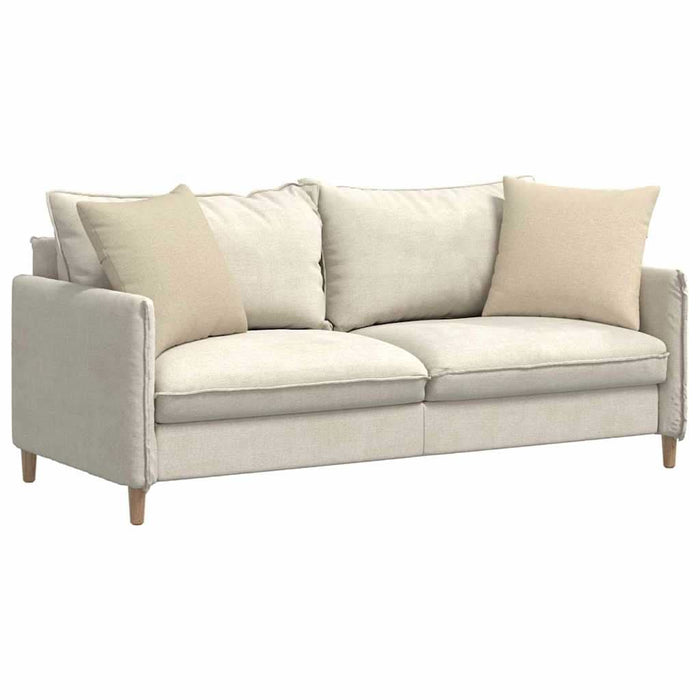 Perne pentru canapea 2 pcs Crem 50 x 50 cm țesătură - WALTI WALTI