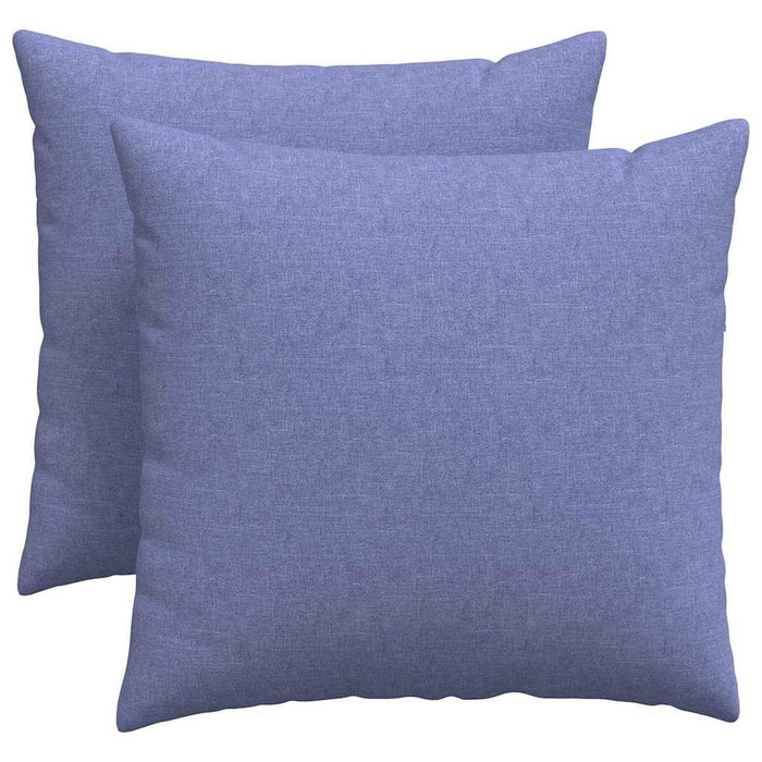 Perne pentru canapea 2 pcs Albastru Jeans 50 x 50 cm țesătură - WALTI WALTI