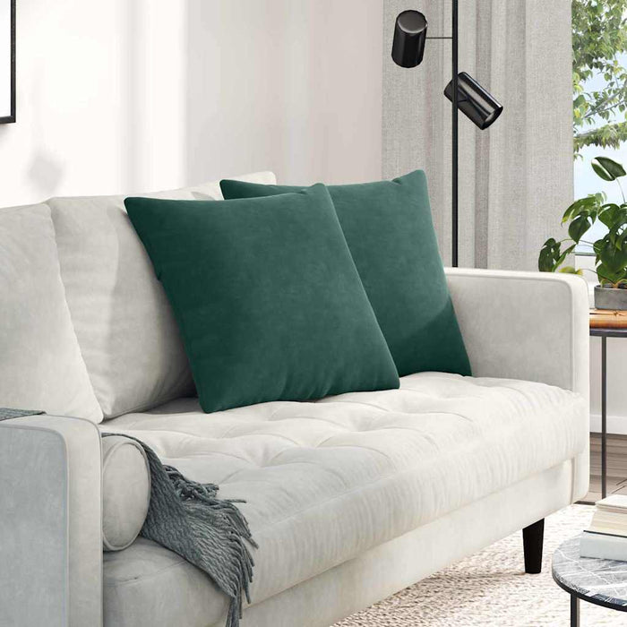 Perne pentru canapea 2 pcs Verde închis 50 x 50 cm - WALTI WALTI