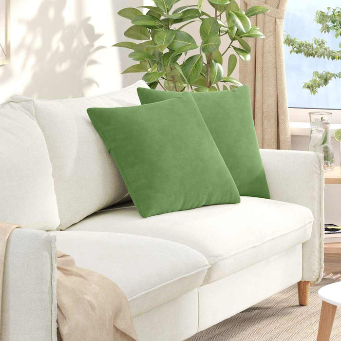 Perne pentru canapea 2 pcs Verde deschis 50 x 50 cm - WALTI WALTI