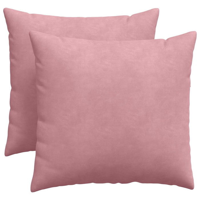 Perne pentru canapea 2 pcs Roz 50 x 50 cm Țesătură din corduroy - WALTI WALTI