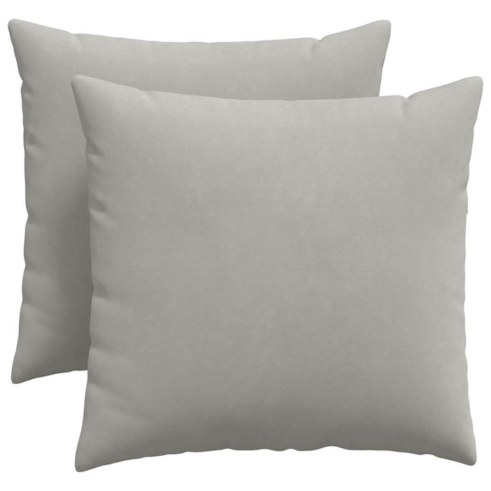 Perne pentru canapea 2 pcs Gri deschis 50 x 50 cm țesătură - WALTI WALTI