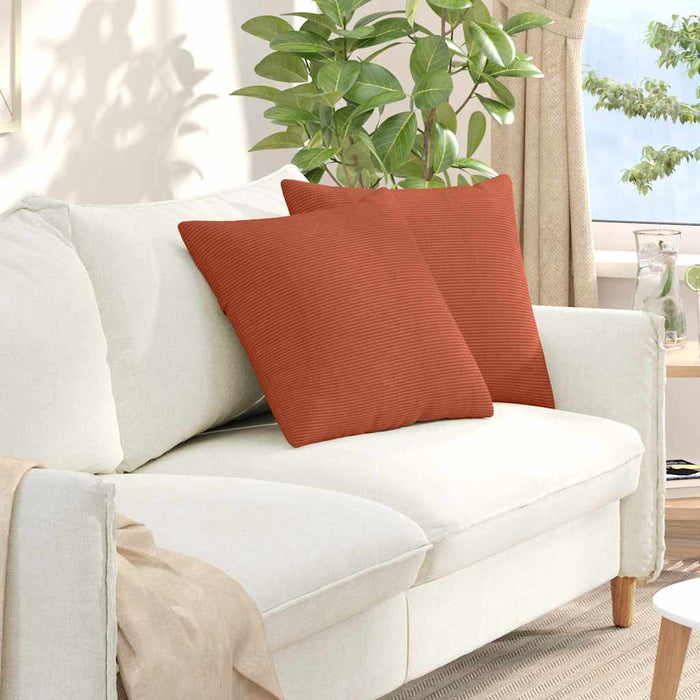 Perne pentru canapea 2 pcs Roșu portocalie 50 x 50 cm - WALTI WALTI
