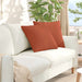 Perne pentru canapea 2 pcs Roșu portocalie 50 x 50 cm - WALTI WALTI