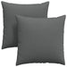 Perne pentru canapea 2 pcs Gri închis 60 x 60 cm țesătură - WALTI WALTI