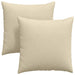 Perne pentru canapea 2 pcs Crem 60 x 60 cm țesătură - WALTI WALTI