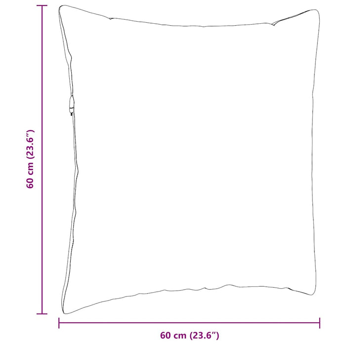 Perne pentru canapea 2 pcs Albastru Jeans 60 x 60 cm țesătură - WALTI WALTI