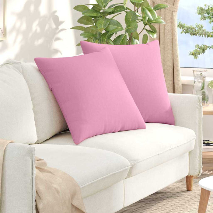 Perne pentru canapea 2 pcs Roz 60 x 60 cm țesătură - WALTI WALTI