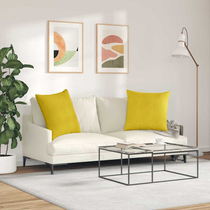 Perne pentru canapea 2 pcs Galben 60 x 60 cm - WALTI WALTI