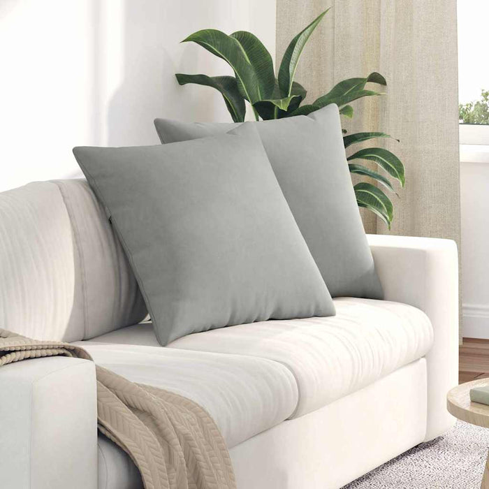 Perne pentru canapea 2 pcs Gri deschis 60 x 60 cm țesătură - WALTI WALTI