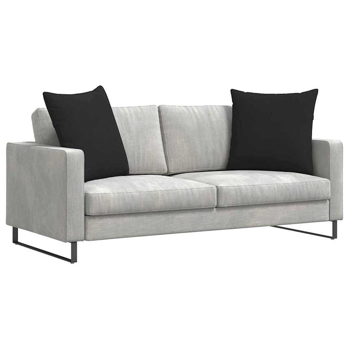 Perne pentru canapea 2 pcs Negru 60 x 60 cm țesătură - WALTI WALTI