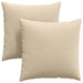 Perne pentru canapea 2 pcs Crem 60 x 60 cm țesătură - WALTI WALTI