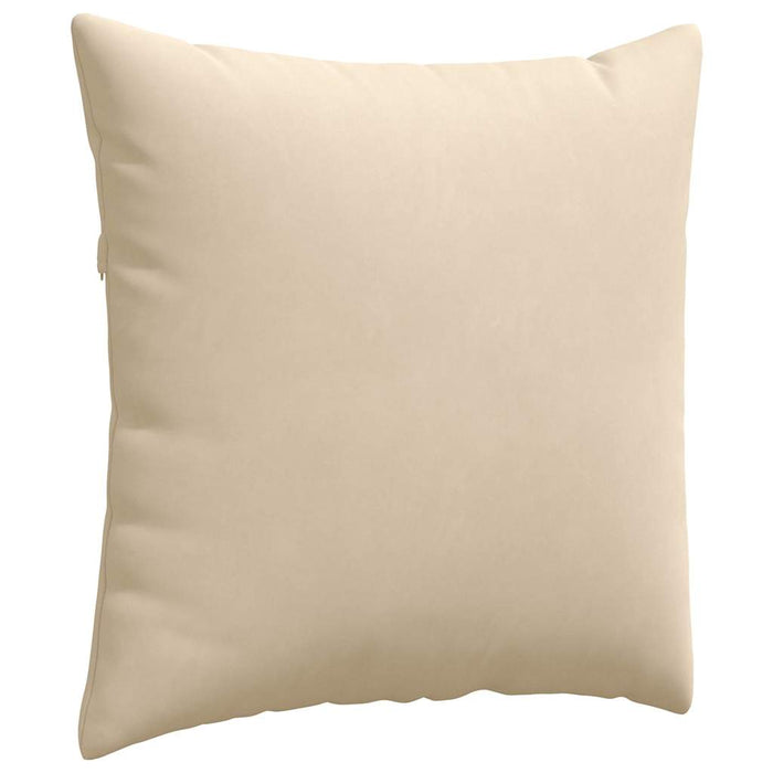 Perne pentru canapea 2 pcs Crem 60 x 60 cm țesătură - WALTI WALTI