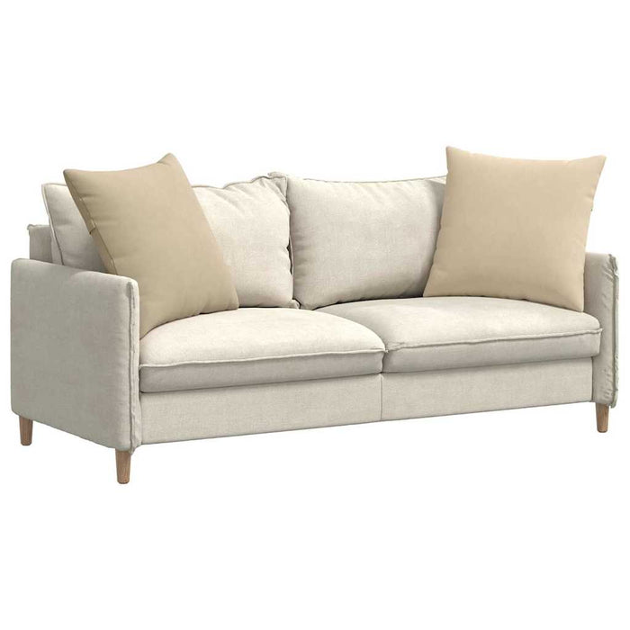 Perne pentru canapea 2 pcs Crem 60 x 60 cm țesătură - WALTI WALTI