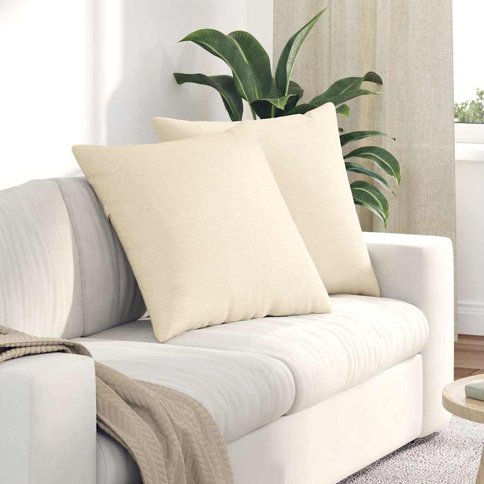 Perne pentru canapea 2 pcs Crem 60 x 60 cm - WALTI WALTI