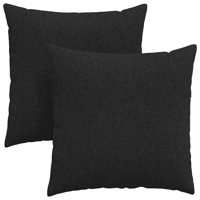 Perne pentru canapea 2 pcs Negru 80 x 80 cm țesătură - WALTI WALTI