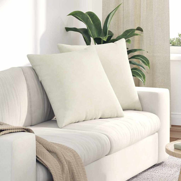 Perne pentru canapea 2 pcs Crem 80 x 80 cm - WALTI WALTI