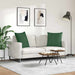 Perne pentru canapea 2 pcs Verde închis 80 x 80 cm - WALTI WALTI