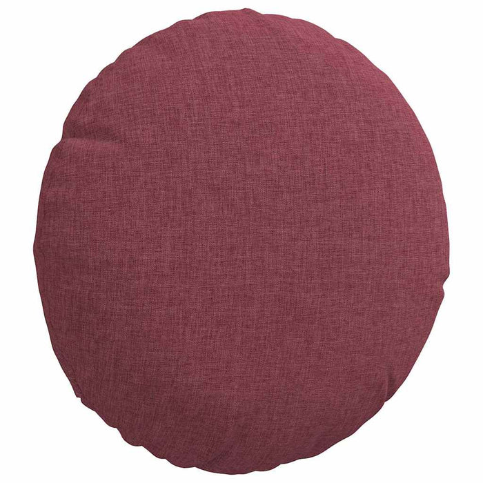 Perne de Șezut 2 pcs Roșu Vin Ø30 x 13 cm țesătură - WALTI WALTI