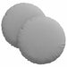 Perne de Șezut 2 pcs Gri nori Ø30 x 13 cm țesătură - WALTI WALTI