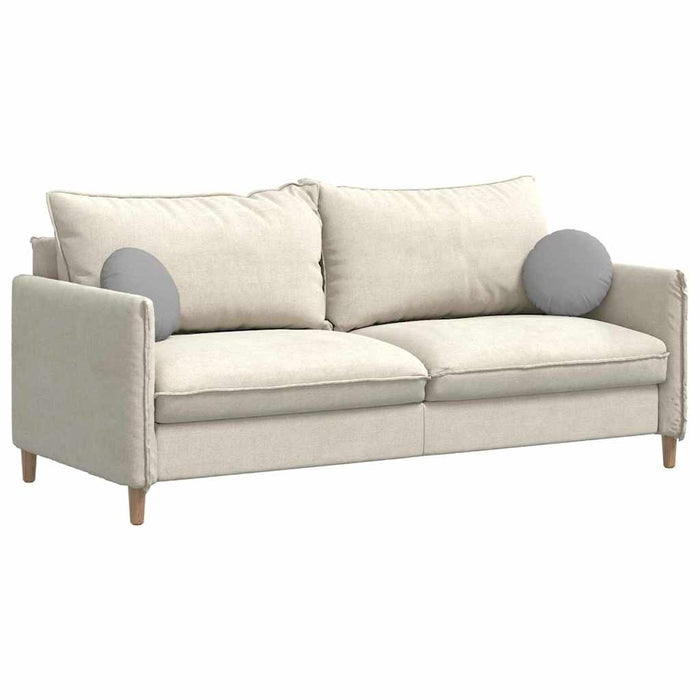 Perne de Șezut 2 pcs Gri nori Ø30 x 13 cm țesătură - WALTI WALTI